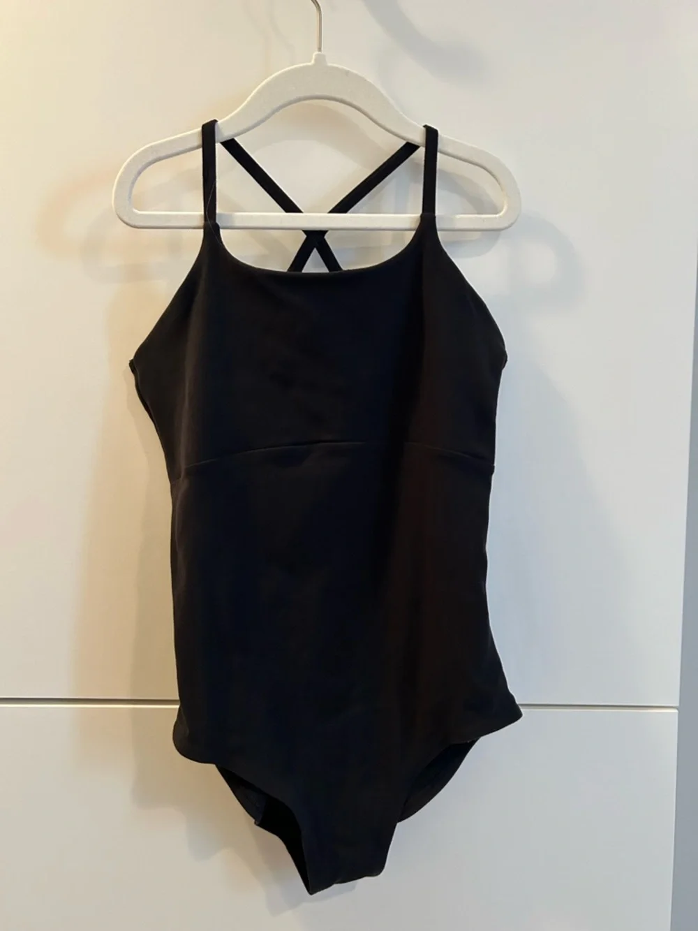 Athleta Girl Black Girls' Got Your Back Leotard - Size 12 - Picture 3 of 8
